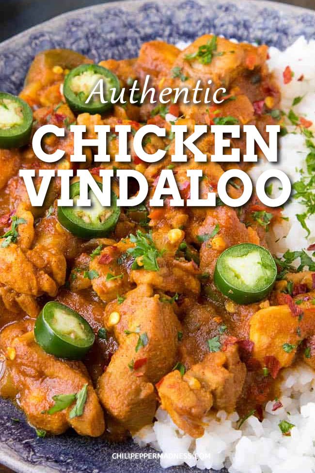 Chicken Vindaloo Curry Recipe