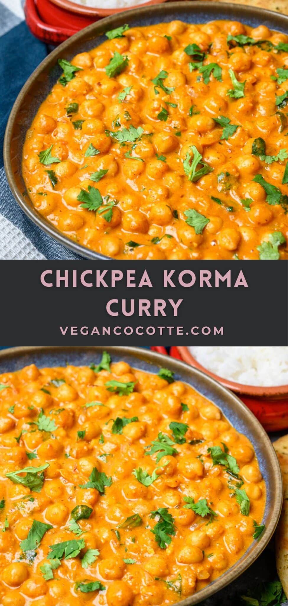 Chickpea Korma Curry