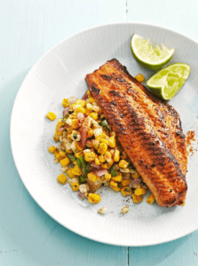 Chile,Lime Catfish with Corn Saute HD Wallpaper