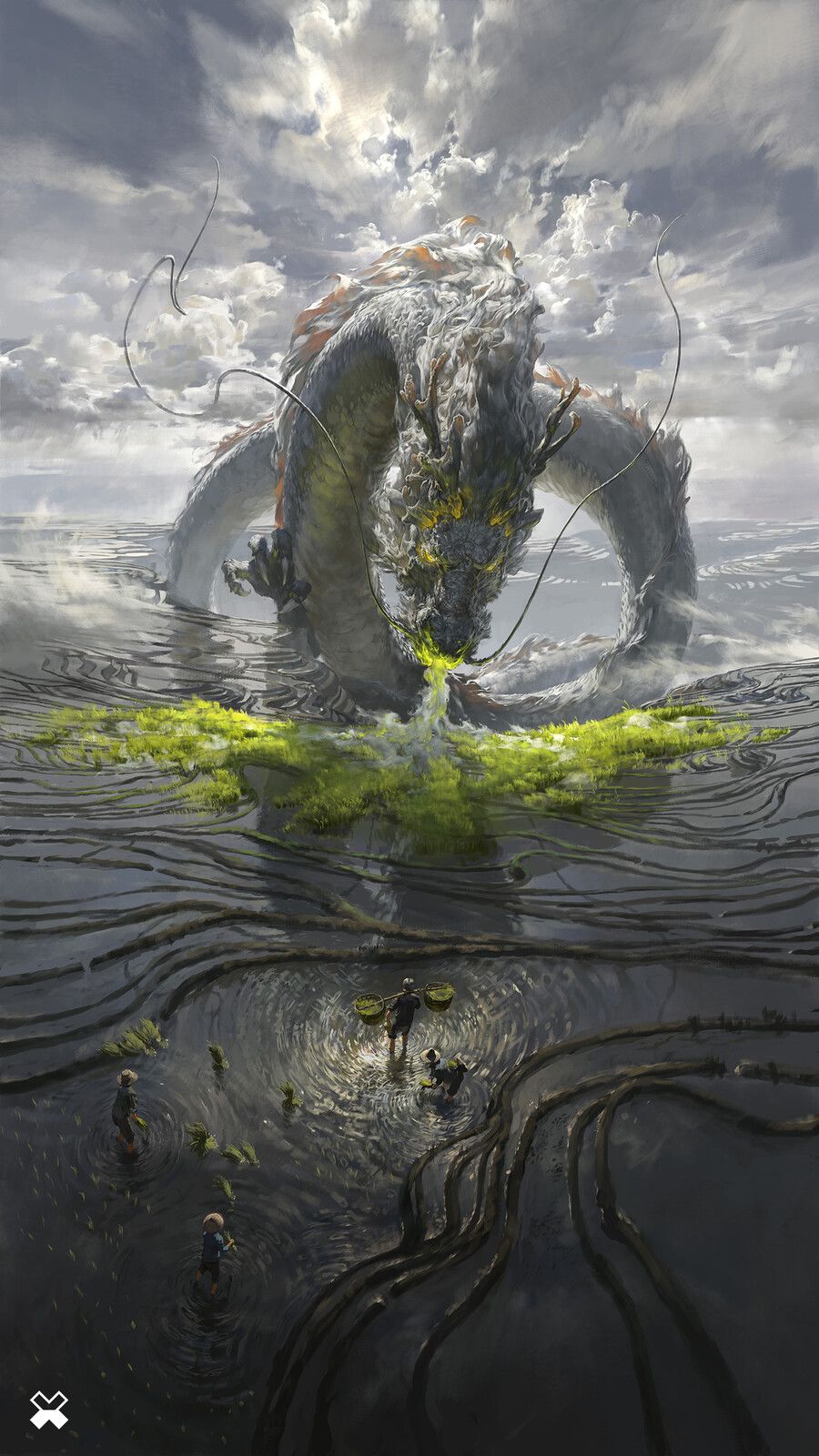 Chinese Dragon & Terrace P1, Xision Wu