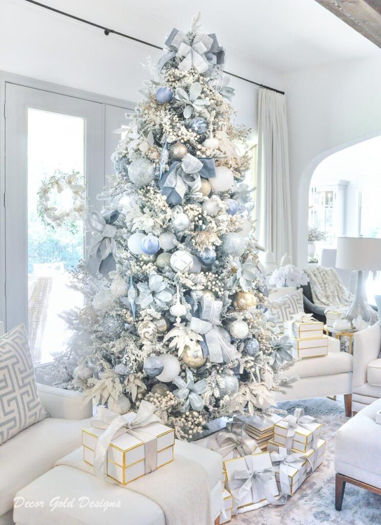 Christmas Living Room Decor Gold Designs Images