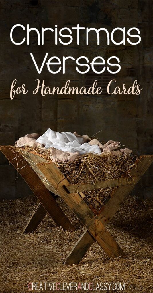 Christmas Verses For Handmade Cards: Bible Verses For Christmas