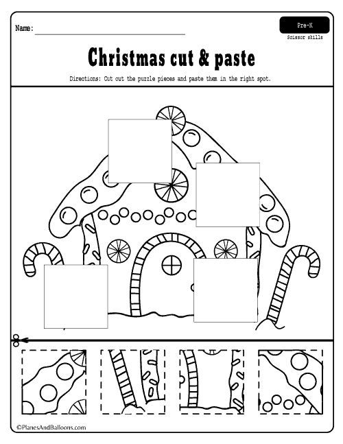 Christmas Worksheets For Preschool (FREE Printable)