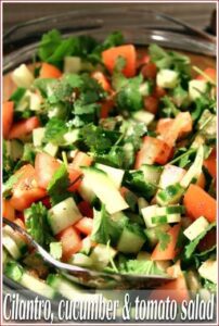 Cilantro, cucumber and tomato salad , Cooksister | Food, Travel, ,graphy HD Wallpaper