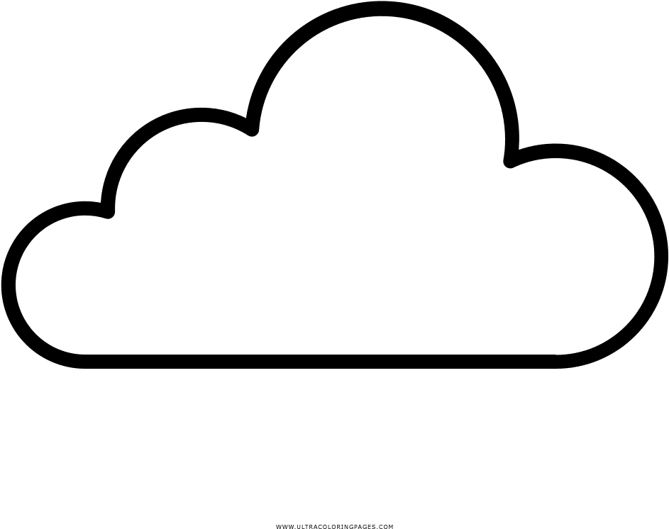 Cloud Coloring Page Ultra Pages Dream Dibujo Nube
