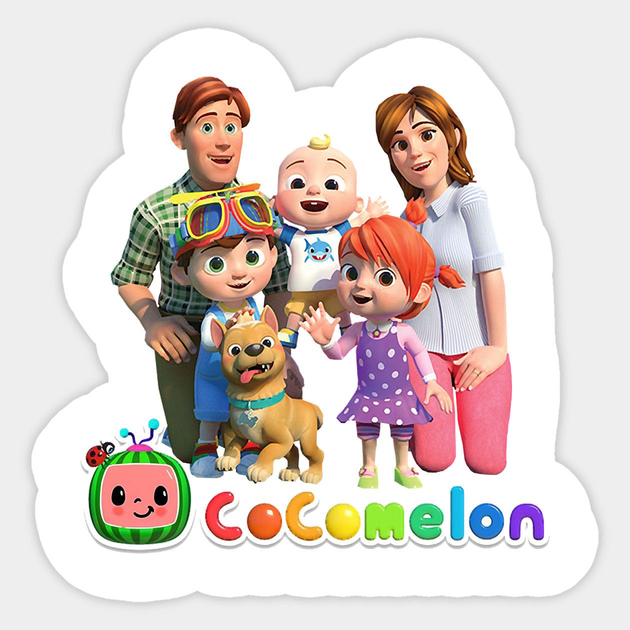 Cocomelon Family Sticker | Cocomelon-family