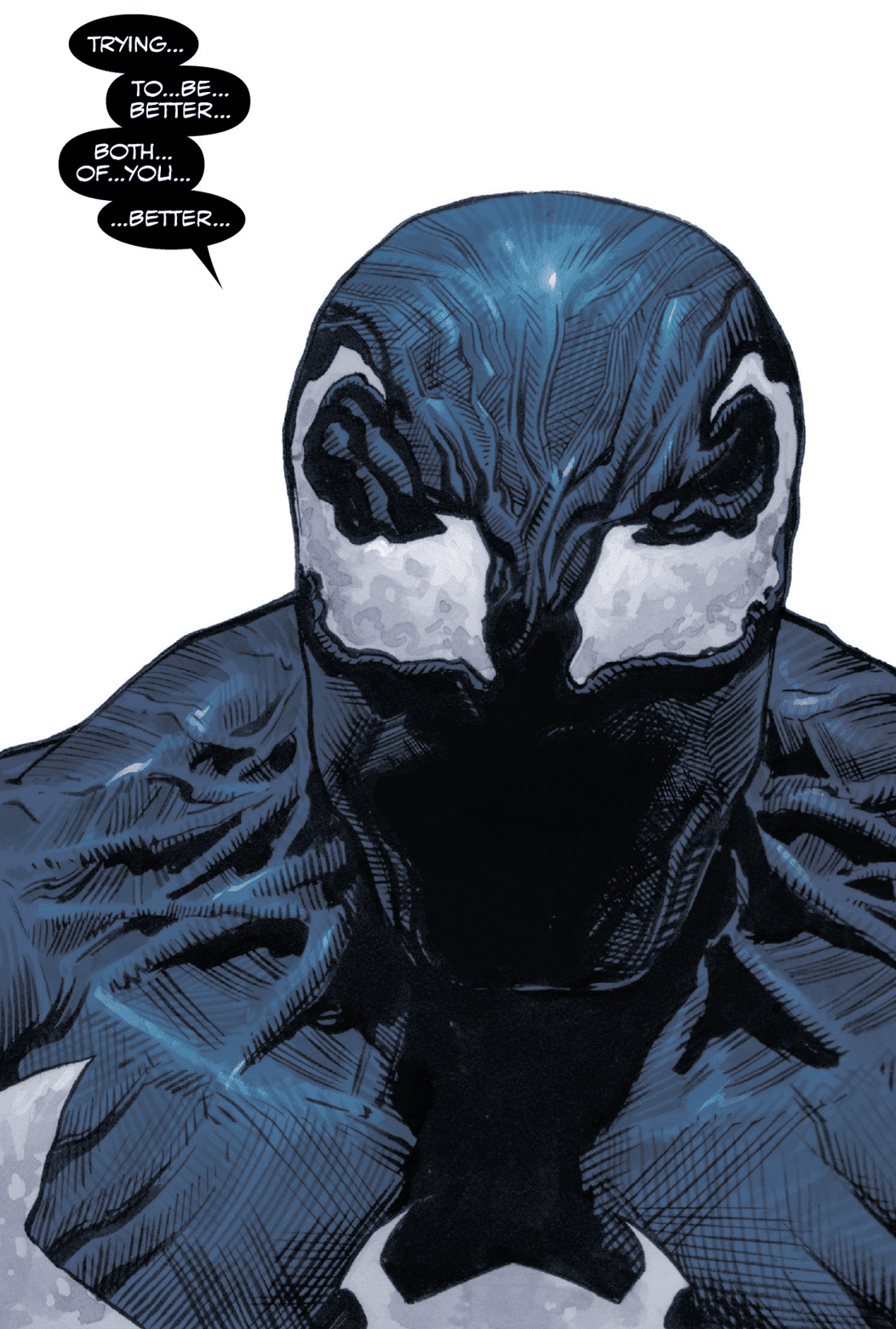 Comics and nothin' but — Venom v4 #12 (2019) pencil & ink by Joshua...