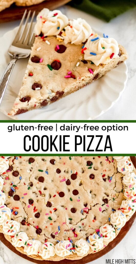 Cookie Pizza Gluten Dairy Option Mile High Mitts Images