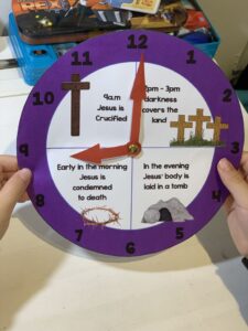 Craft for Holy Week , Good Friday Clock (, available) Images