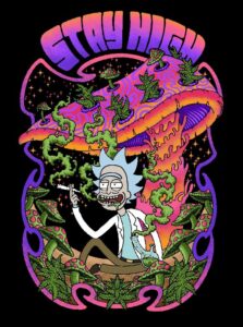 Create trippy psychedelic stoner illustration tshirt streetwear by Arcamusinkwor HD Wallpaper