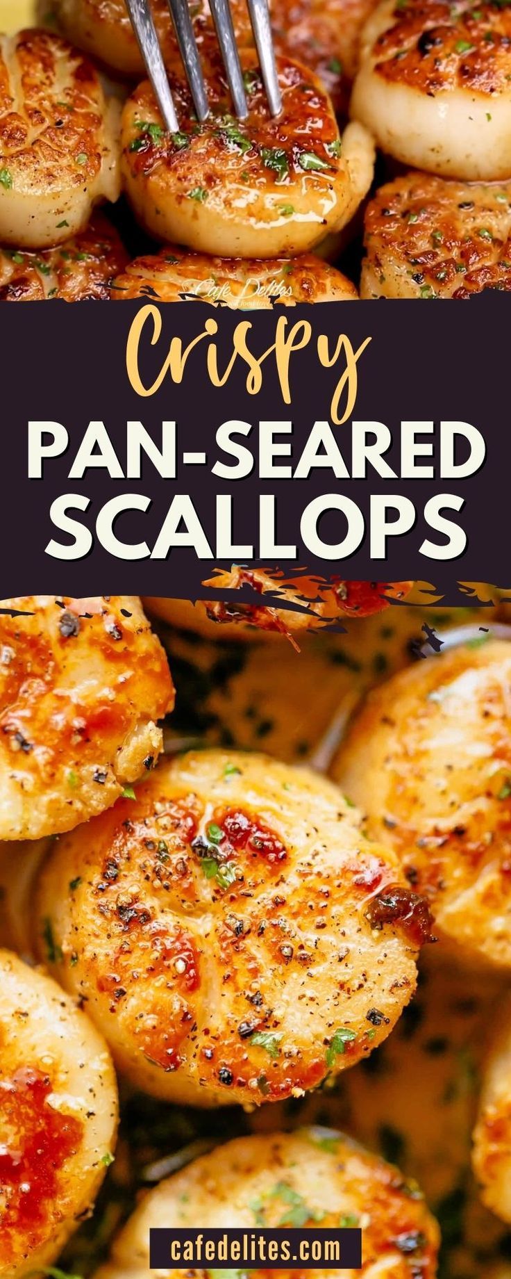 Crispy Pan-Seared Scallops