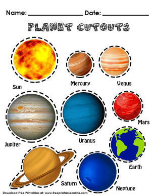 Customize Planet Cutouts