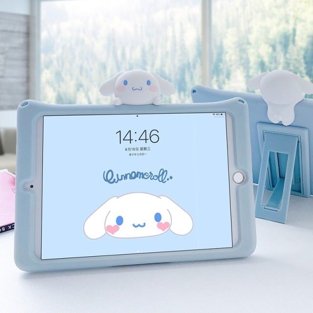Cute Cartoon Stand iPad Case+strap BE664 - Cinnamoroll / ipad Air3 10.5 inch