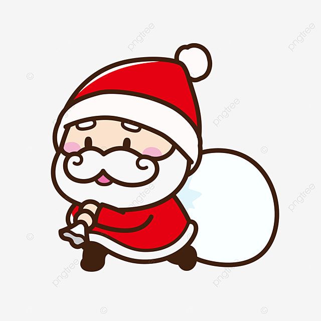 Cute Santa Claus Clipart Transparent PNG Hd, Q Version Of Santa Claus Cute Santa