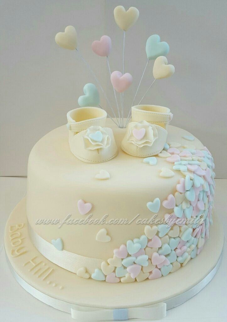 Cute baby shower cake HD Wallpaper