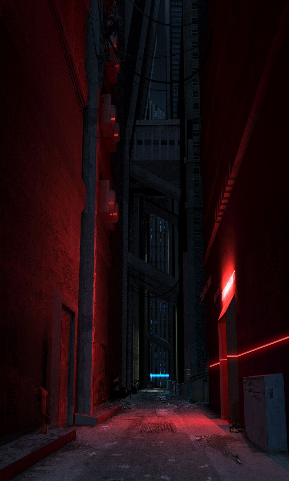 Cyberpunk back alley, Remy PAUL Images