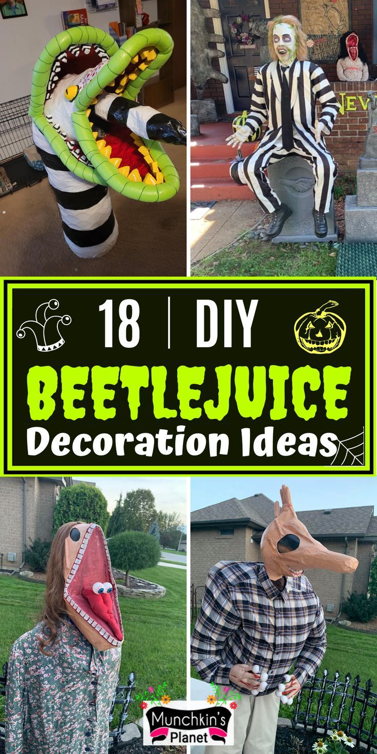 DIY Beetlejuice Decoration Ideas