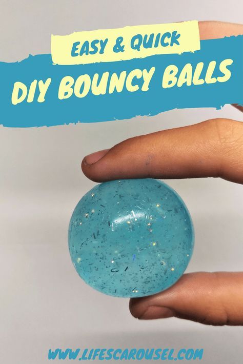 DIY Bouncy Balls - Easy Tutorial to Make Super Bouncy Balls!