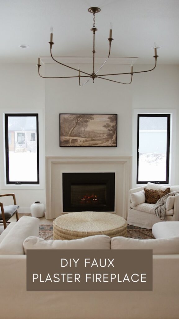Diy Faux Plaster Fireplace Mantel Images
