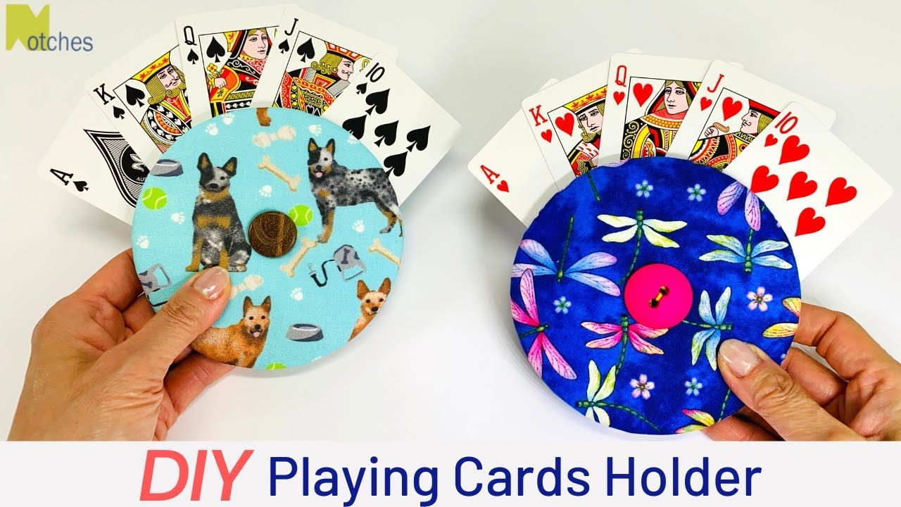 DIY Hand Helper Playing Card Holder  -  Easy Sew to Sell