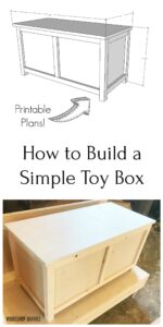 DIY Toy Box,,Printable Plans,,EASY Building Project HD Wallpaper