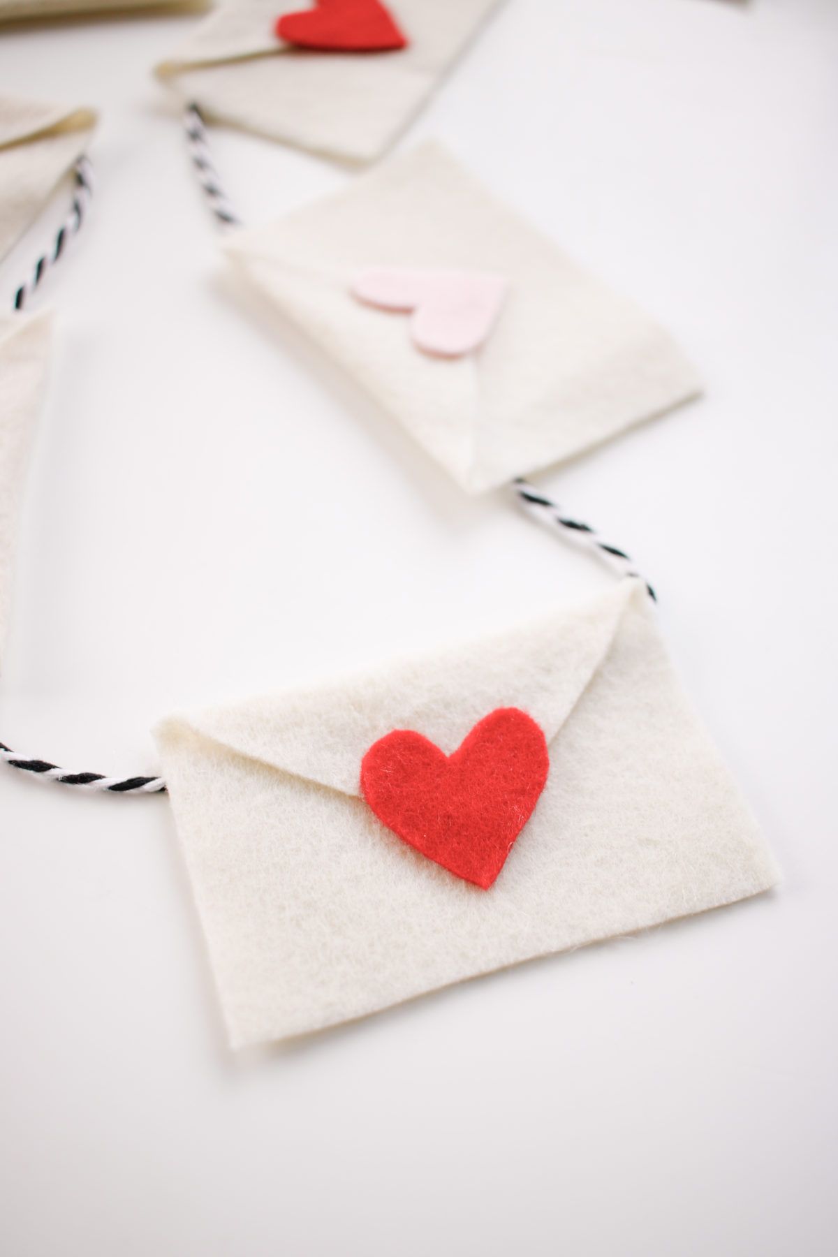 DIY Valentines Day Love Letter Garland Decoration