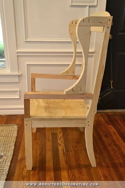 Diy Wingback Dining Chair How To Build The Chair