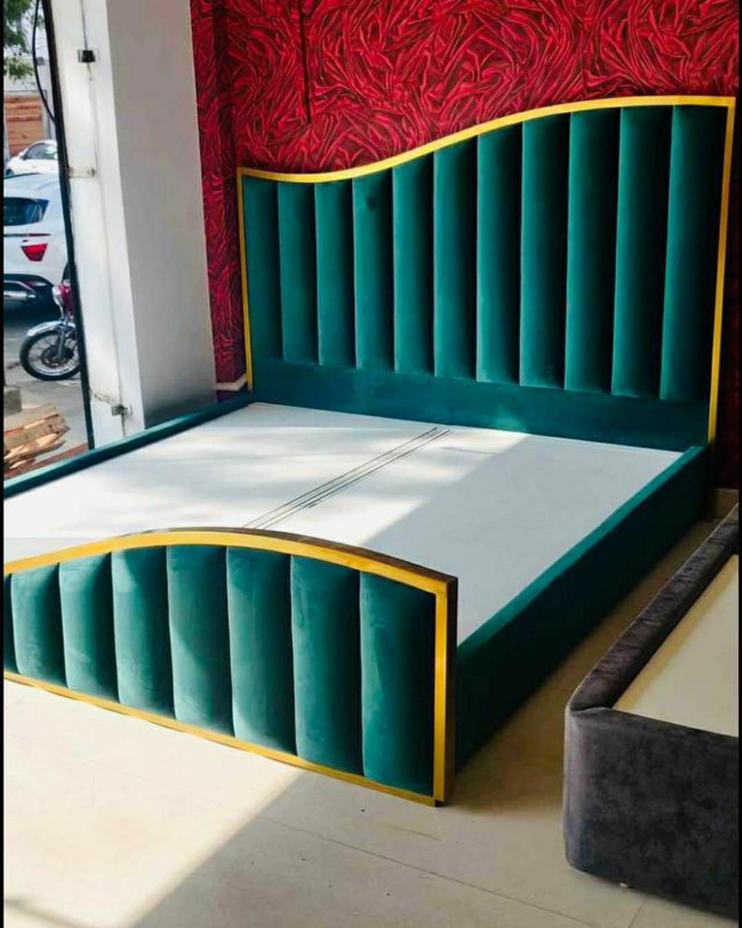 DOUBLE BED WITH HEADBOARD
