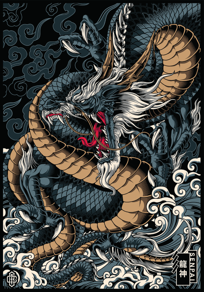 Dragon Ryujin | God Of The Sea | Commission Project.