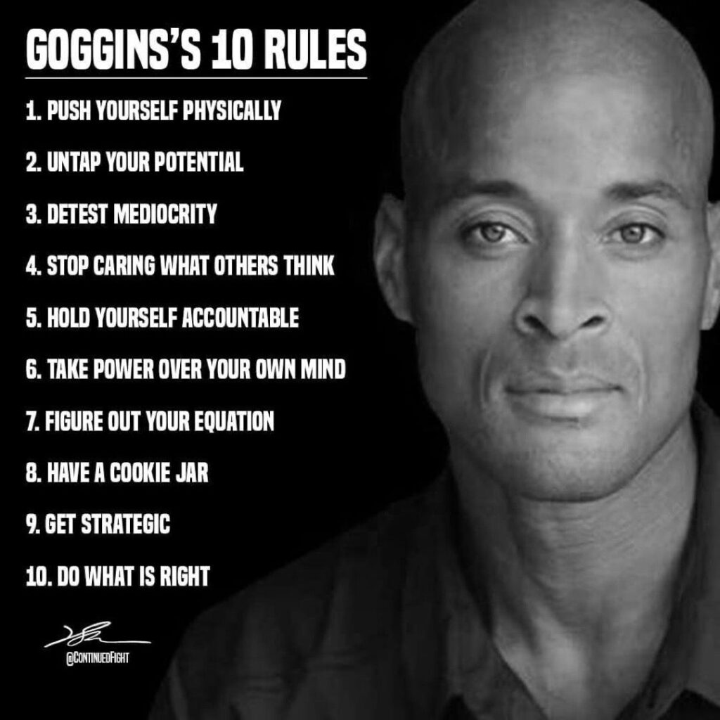 David Goggins Rules