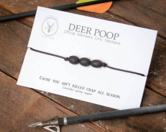 Deer Poop Necklace | Etsy