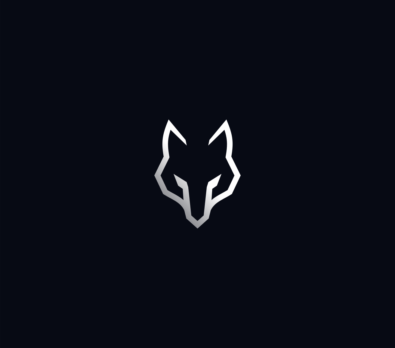 Design a stoic wolf logo that represents humble strength, but