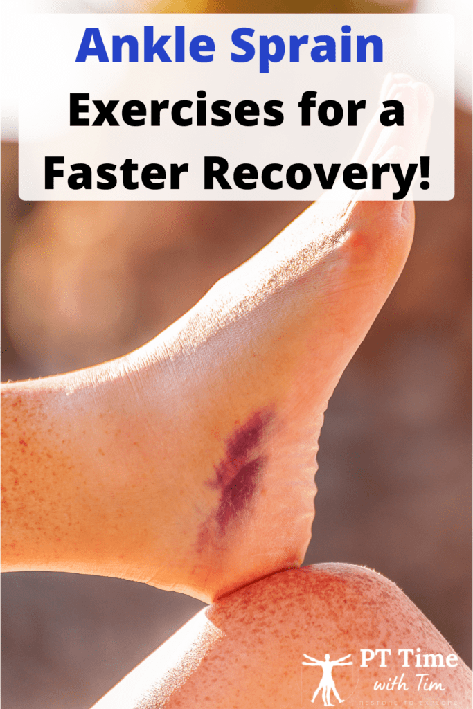 Do These Exercises To Recover Faster From A Sprained Ankle!