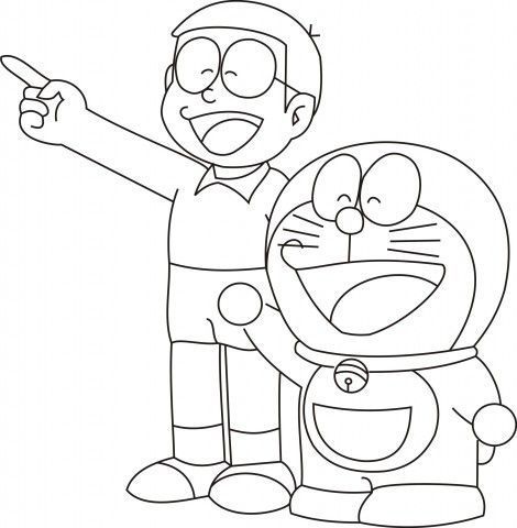 Doraemon Coloring Pages And Nobita