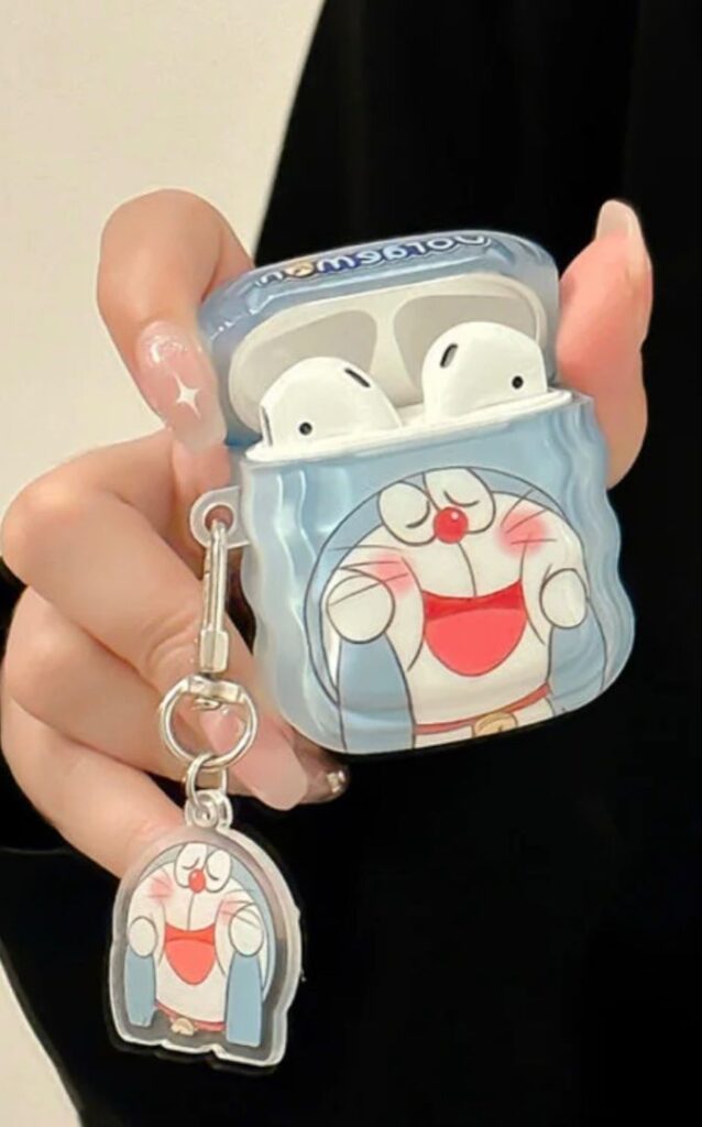 Doraemon Cute Anime Cartoon Airpods Case 1 2 3 Protective