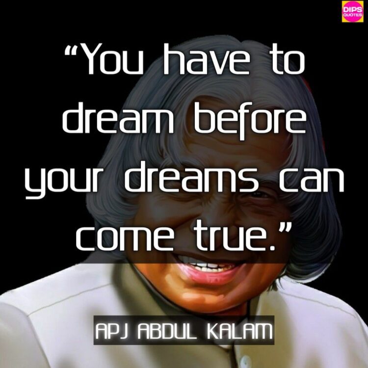 Dr APJ Abdul Kalam Dream Quotes | Abdul Kalam Motivational Quotes| Top ...