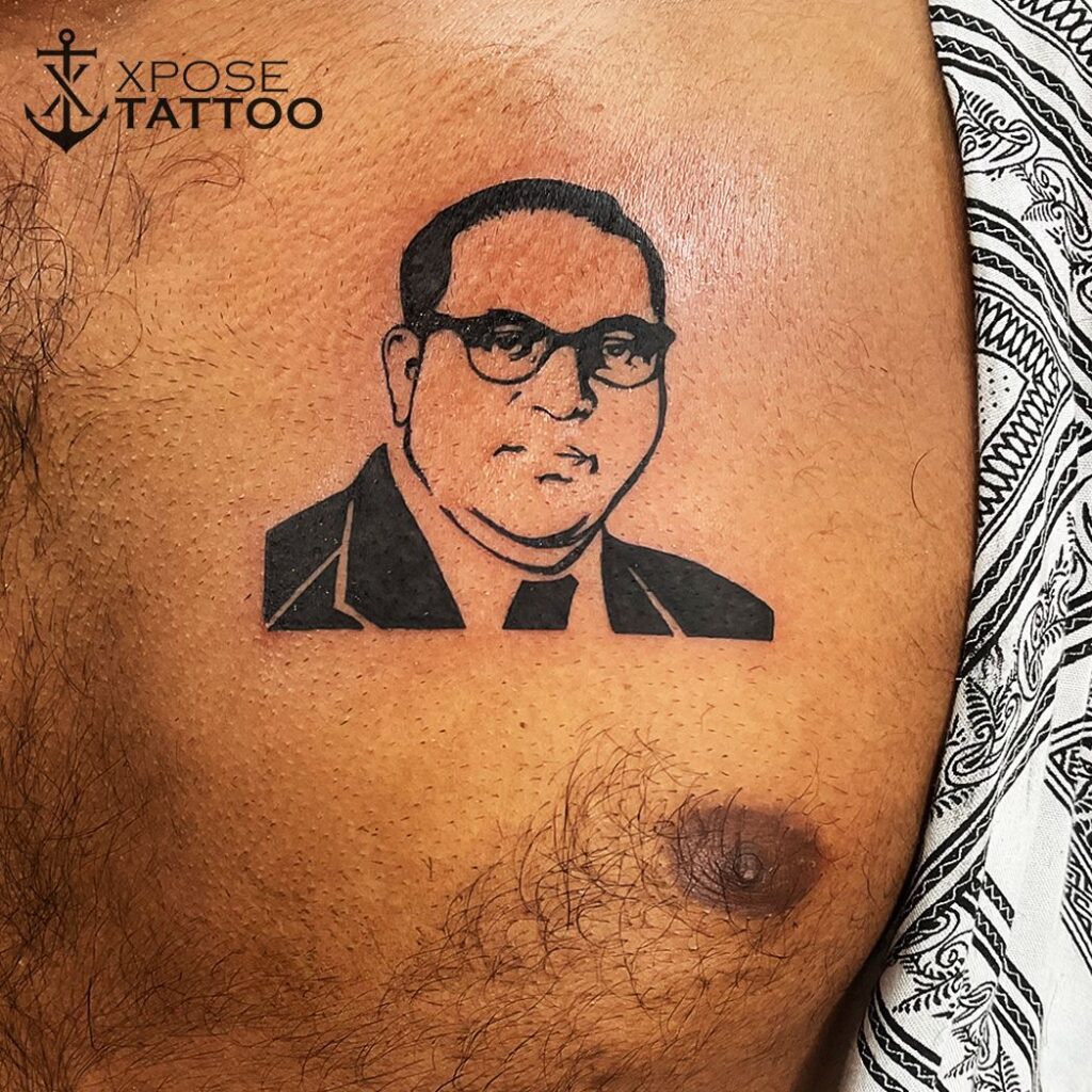 Dr Bhimrao Ambedkar Face Tattoo Images