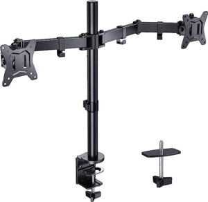 Dual Monitor Stand for 13 to 32 inch, Heavy Duty Fully Adjustable Monitor Stand  Images