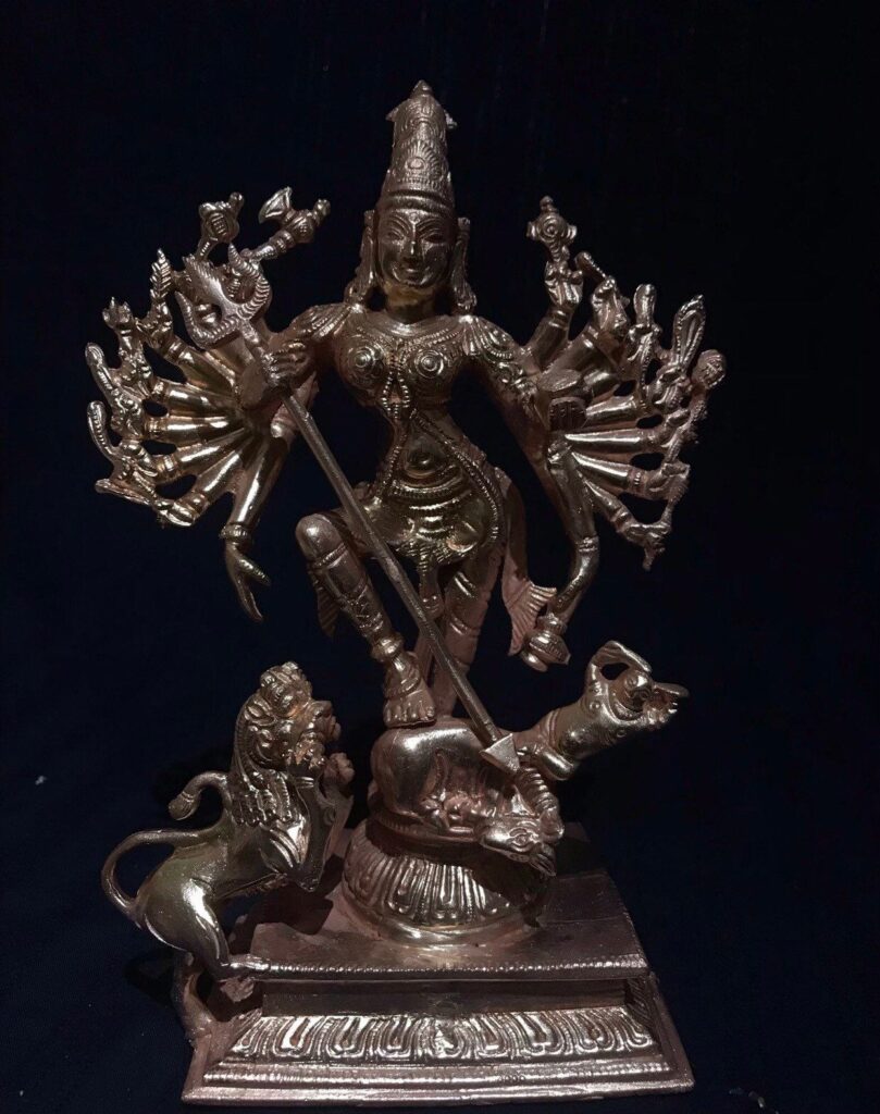 Durga Devi Copper Idol Images