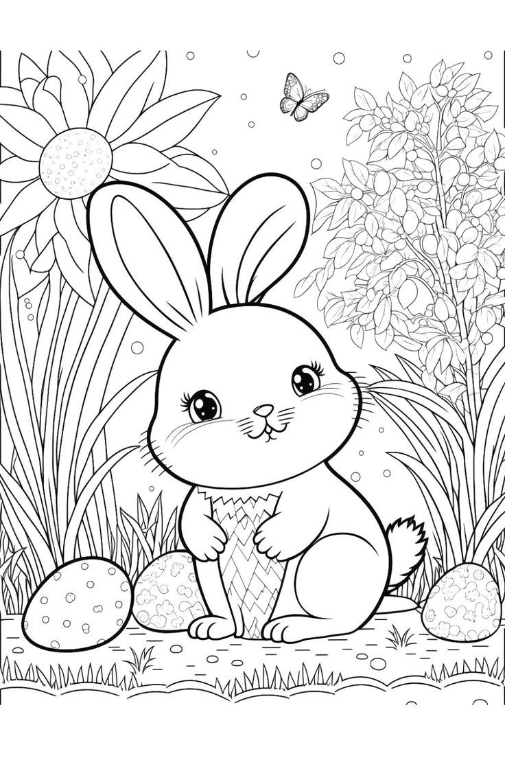 Easter Coloring Pages For Adults | Easter Coloring pages Printable