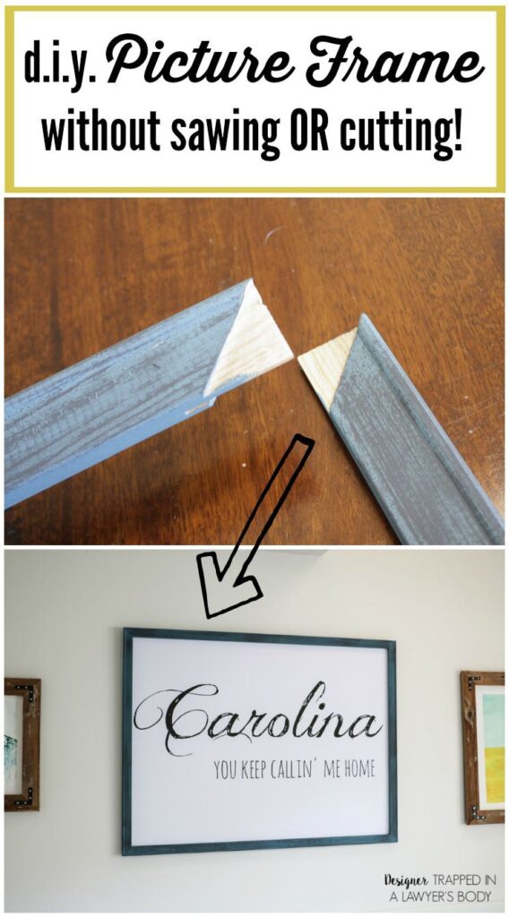 Easy Diy Frame You Can Make Without Power Tools