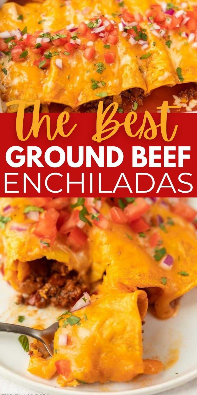 Easy Ground Beef Enchiladas Recipe