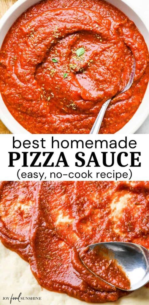 Easy Homemade Pizza Sauce Recipe (5 Minutes)