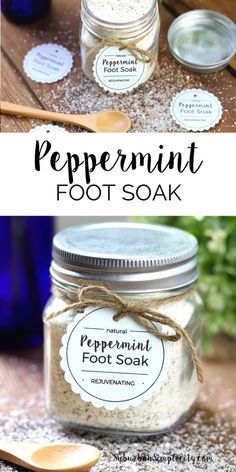 Easy Peppermint Food Soak With Printable Tag