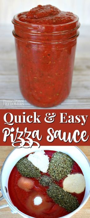 Easy Pizza Sauce Recipe