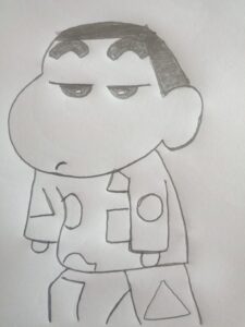 Easy Shinchan pencil  sketch for beginners,cute Shinchan drawing with  Images
