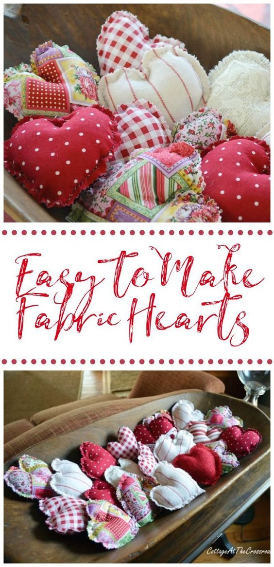Easy To Make Fabric Hearts Images