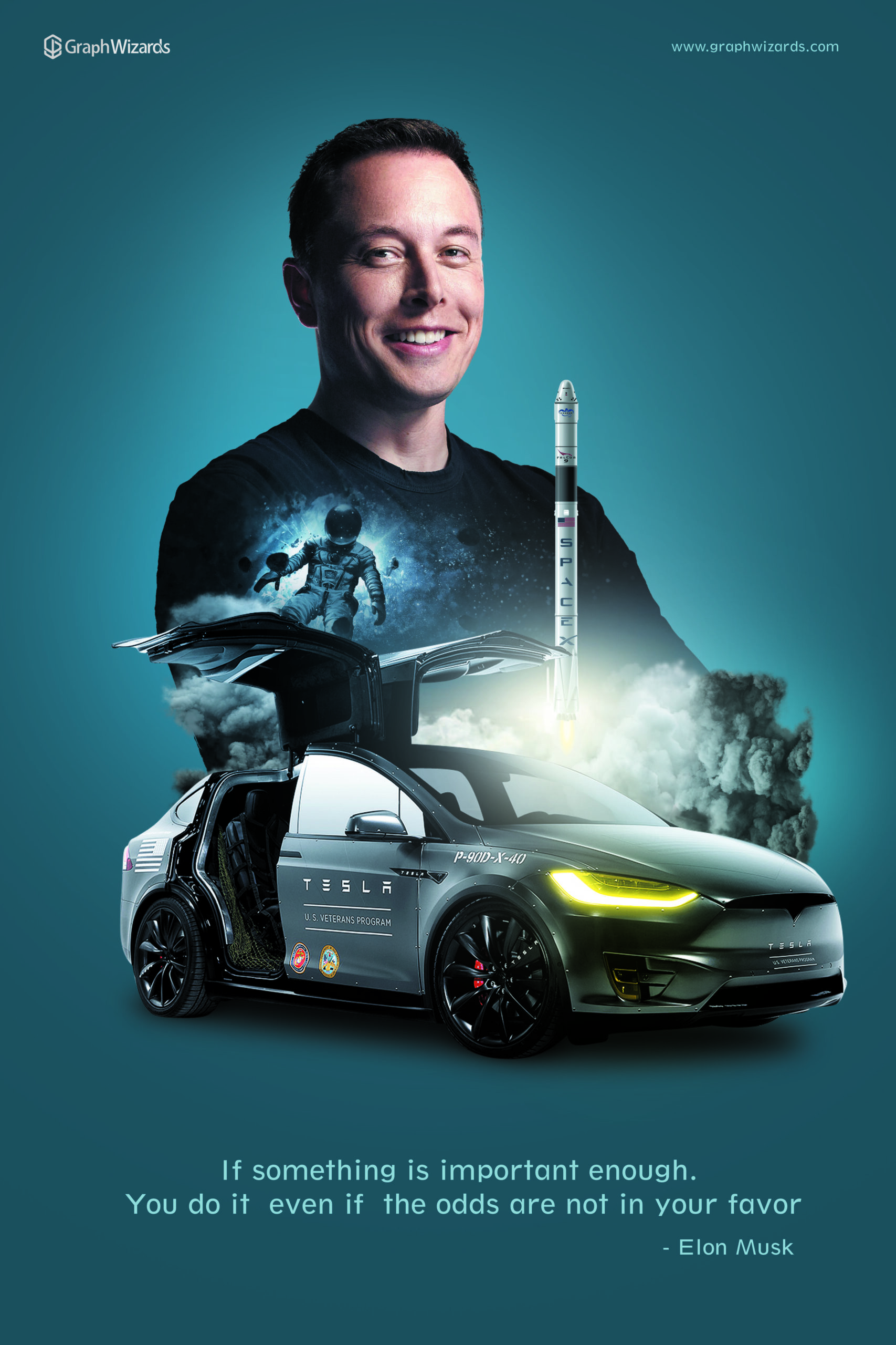 Elon Musk Tesla HD Wallpaper