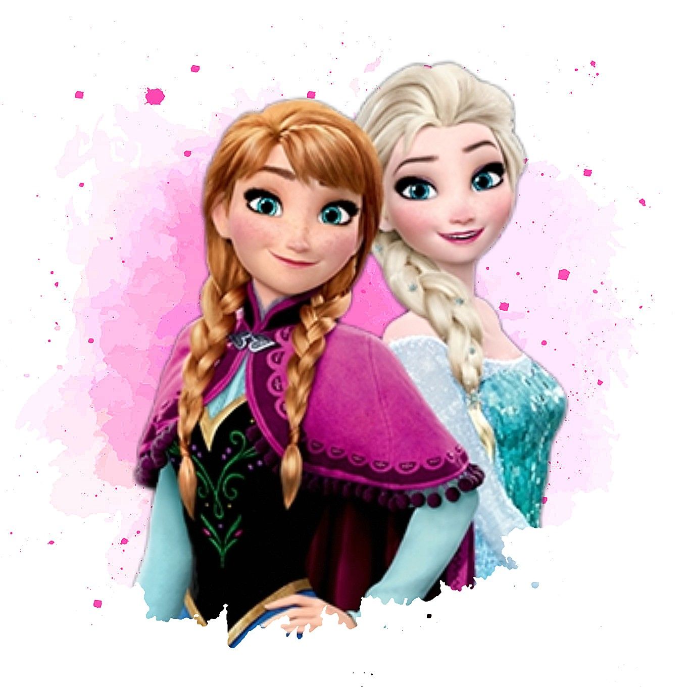 Elsa and Anna HD Wallpaper