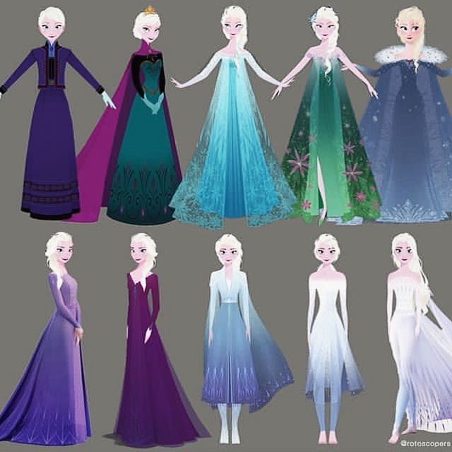 Elsa's outfits